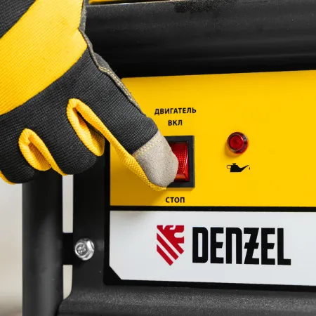 Генератор бензиновый DENZEL GE 6900, 5.5 кВт, 220 В/50 Гц, 25 л, ручной старт