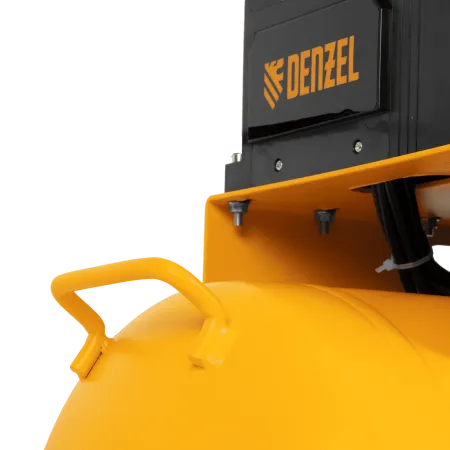 Компрессор безмасляный, малошумный DENZEL DLS 3300/100, 3300 Вт,3x1100, 100 л, 570 л/мин ,блок управления