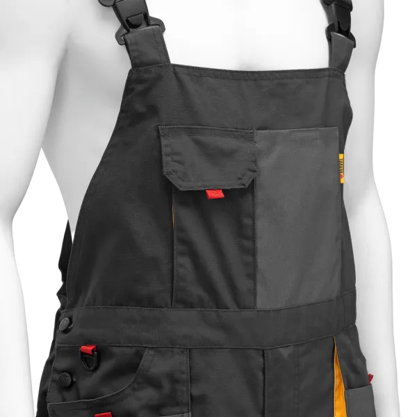 Полукомбинезон профессиональный рабочий DENZEL 65% полиэстер 35% хлопок, XXL