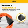Удлинитель-шнур силовой Garden Series DENZEL, б/з, ПВС, 10м, 1 розетка, 2 x 1 мм