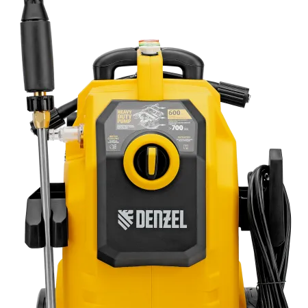 Моечная машина высокого давления DENZEL K 70 Power, 2500 Вт, 180 бар, 600 л/ч, асинхронный двигатель