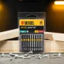 Бита DENZEL HEX 6х50, сталь S2, шестигранный профиль, 10 шт. Е 6,3