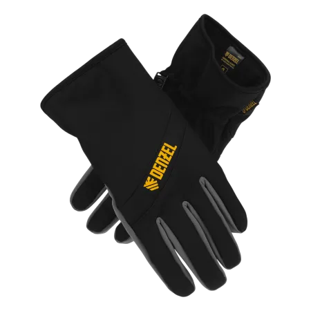 Перчатки универсальные DENZEL, двойные, работа с сенсорным экраном, размер 9