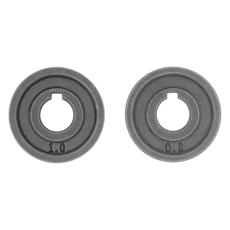 Подающий ролик DENZEL V профиль под стальную проволоку 0,8-1мм, 2 шт