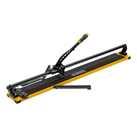 Плиткорез рельсовый DENZEL 1200х16мм, каретка на подш., стальная станина, усил. рукоятка-пенал