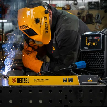 Электроды DENZEL DER-3, диам. 4 мм, 1 кг, рутиловое покрытие