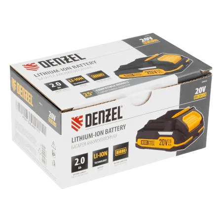 Батарея аккумуляторная DENZEL BH-20-2.0, Li-Ion, 20 В, 2,0 Ач
