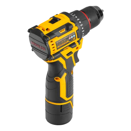 Дрель-шуруповерт аккумуляторная бесщет. DENZEL CDH-BL-12, Li-Ion, 12 В