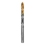 Сверло спиральное по металлу DENZEL 7,5 x 109 мм, Р6М5, Golden Tip, многогранная заточка