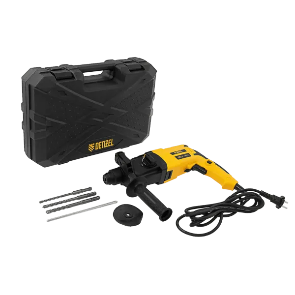 Перфоратор электрический DENZEL RHH-600-22, SDS-plus, 600 Вт, 2,5 Дж, 2 реж.
