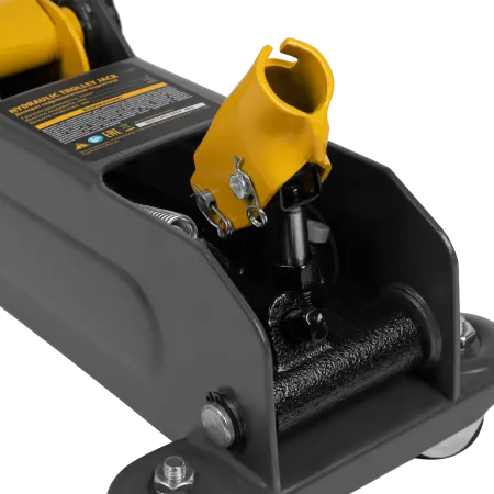 Домкрат гидравлический подкатной DENZEL 2 т, 135-385 мм