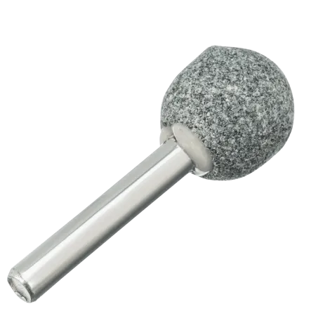 Шарошка абразивная DENZEL шар, 19 мм, для дрели , хвостовик d6 мм, 63С