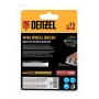 Щетка для дрели DENZEL, 75 мм, Плоская, со шпилькой, нержавеющая витая проволока