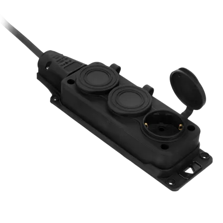 Удлинитель-шнур силовой Top Series DENZEL, КГТТ, 20 м, 3 розетки, 3 x 1,5 мм