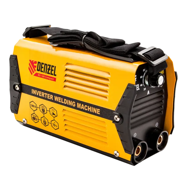 Аппарат инверторный дуговой сварки DENZEL DS-180 Compact, 180 А, ПВ 70%, 1.6-4 мм