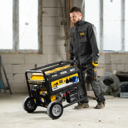 Генератор бензиновый DENZEL PS 70 EA, 7.0 кВт, 230 В, 25 л, электростартер