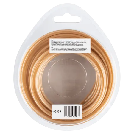 Леска для триммера DENZEL армированная алюминием круглая, 2,0мм х 15м, блистер ALUFLEX