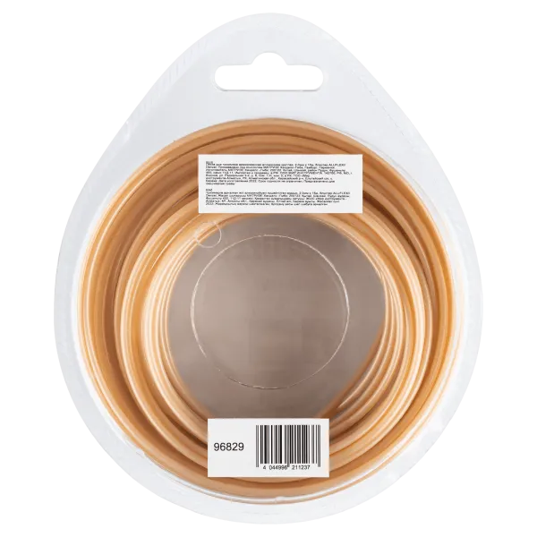 Леска для триммера DENZEL армированная алюминием круглая, 2,0мм х 15м, блистер ALUFLEX