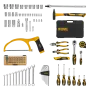 Набор инструментов DENZEL 1/2", 1/4", CrV, S2, пластиковый кейс, 100 предметов