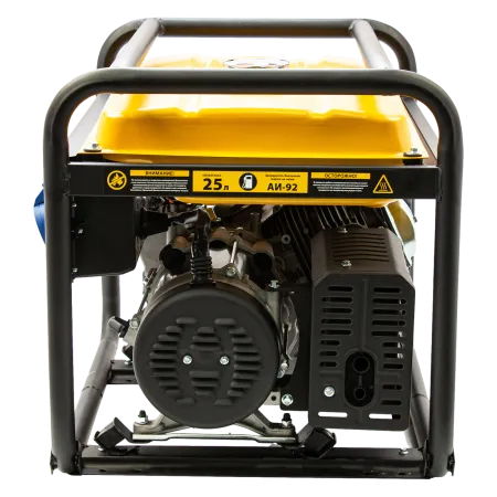 Генератор бензиновый DENZEL GE 8900, 8.5 кВт, 220 В/50 Гц, 25 л, ручной старт
