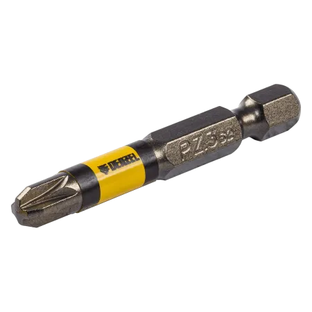 Набор бит комбинированный DENZEL 3 шт., PZ1, PZ2, PZ3, 50 мм, сталь S2