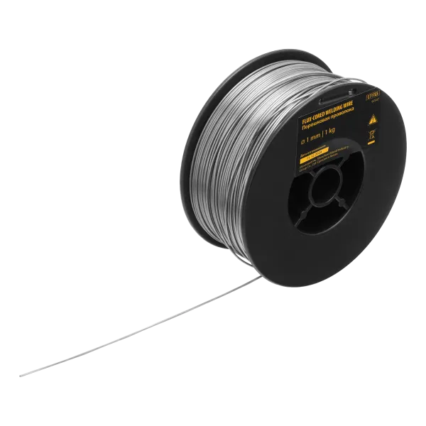 Порошковая проволока Denzel Е71TGS, диам. 1 мм, 1 кг, диам. катушки D100