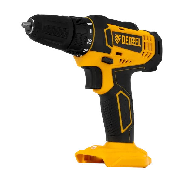 Дрель-шуруповерт аккумуляторная DENZEL CDL-18-0, Li-Ion, 18 В