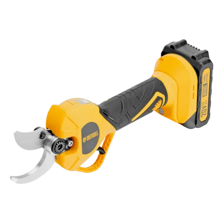 Секатор аккумуляторный, бесщет. DENZEL, CP-40BL, Li-Ion, 20 В, лезвия SK5