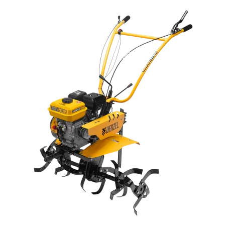 Мотоблок DENZEL DPT-370S, 7 л.с., ремен.сцеп, фрез 3х4, ШОМ, передачи 3В/1Н