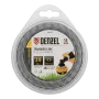 Леска для триммера DENZEL 96247 двухкомпонентная эллипс, 2,0мм х 15м, блистер EXTRA CORD
