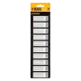 Бита DENZEL PH2х50, сталь S2, 10 шт., круглый профиль, отрывная упаковка, Е 6,3