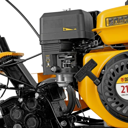 Мотоблок DENZEL DPT-370S, 7 л.с., ремен.сцеп, фрез 3х4, ШОМ, передачи 3В/1Н