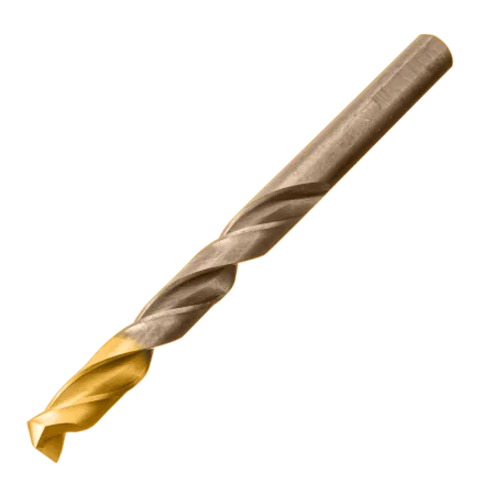 Набор сверл по металлу DENZEL, 1-10 мм, Р6М5К8-TiN, Golden Tip, 10 шт
