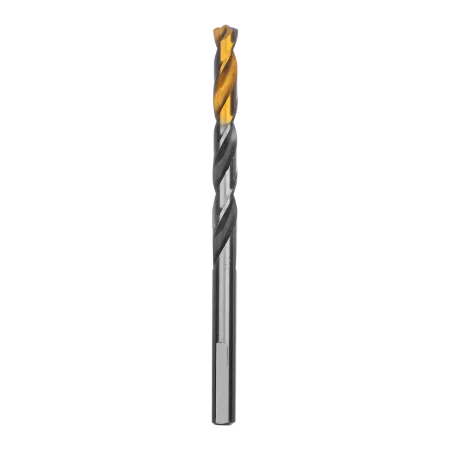 Сверло спиральное по металлу DENZEL 6,5 x 93 мм, Р6М5, Golden Tip, многогранная заточка
