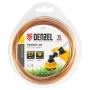 Леска для триммера DENZEL армированная алюминием круглая, 2,7мм х 15м, блистер ALUFLEX