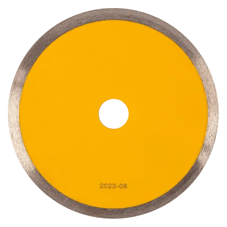 Диск алмазный сплошной DENZEL супертонкий, 180 х 25,4 мм, горячее прессование, мокрое резание