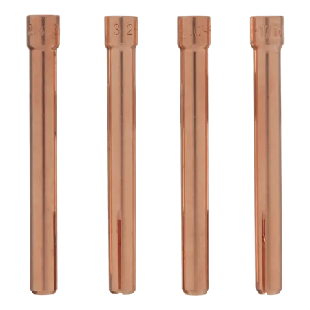 Набор цанг для электрода DENZEL 1,6мм, 2,0мм, 2,4мм, 3,2 мм