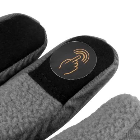 Перчатки универсальные DENZEL, искусственный мех, работа с сенсорным экраном, размер 10