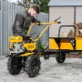 Мотоблок DENZEL DPT-270S, 7 л.с., ремен.сцеп, фрез 3х4, ШОМ, передачи 2В/1Н