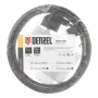Шнур сетевой Energy Series DENZEL, ПВС, 3 м, 3 x 1 мм, с неразборной вилкой, черный