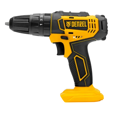 Дрель-шуруповерт аккумуляторная ударная DENZEL CID-18-0, Li-Ion, 18 В