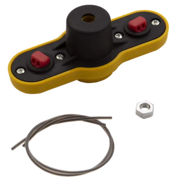 Триммерная головка DENZEL 96359, универсальная, гайка М8 x 1.25 левая