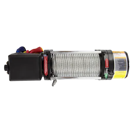 Лебедка автомобильная электрическая DENZEL LB-3000.3.6 т, 3.4 кВт, 12В