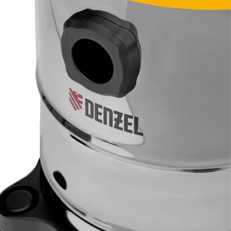 Пылесос строительный DENZEL SVC15, 1200 Вт, бак 15 л, шланг 2 м