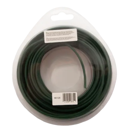 Леска для триммера DENZEL Extra cord 96128, 2.65 мм x 15 м, круглая, двухкомпонентная