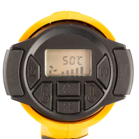 Фен технический DENZEL HG-2000E, 2000 Вт, 2 режима, LCD дисплей