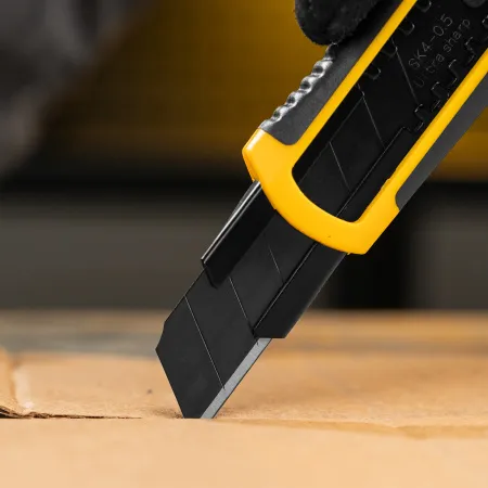 Лезвия DENZEL 18 мм, сталь SK4 - 0,5 мм, супер острые, 5 штук