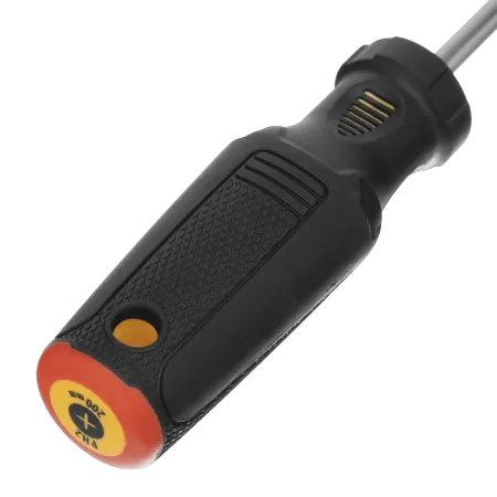 Отвертка DENZEL PH2х200 мм, CrV, трехкомпонентная рукоятка