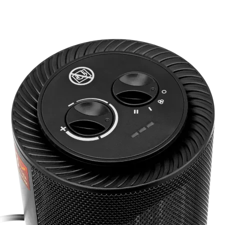 Тепловентилятор керамический DENZEL DTFC-1200S, вращение, 3 реж., вент., нагрев 600/1200 Вт