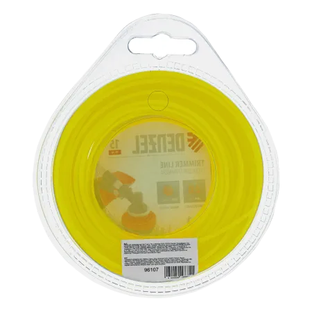 Леска для триммера DENZEL Flex Сord 96107, 2 мм x 15 м, круглая, блистер